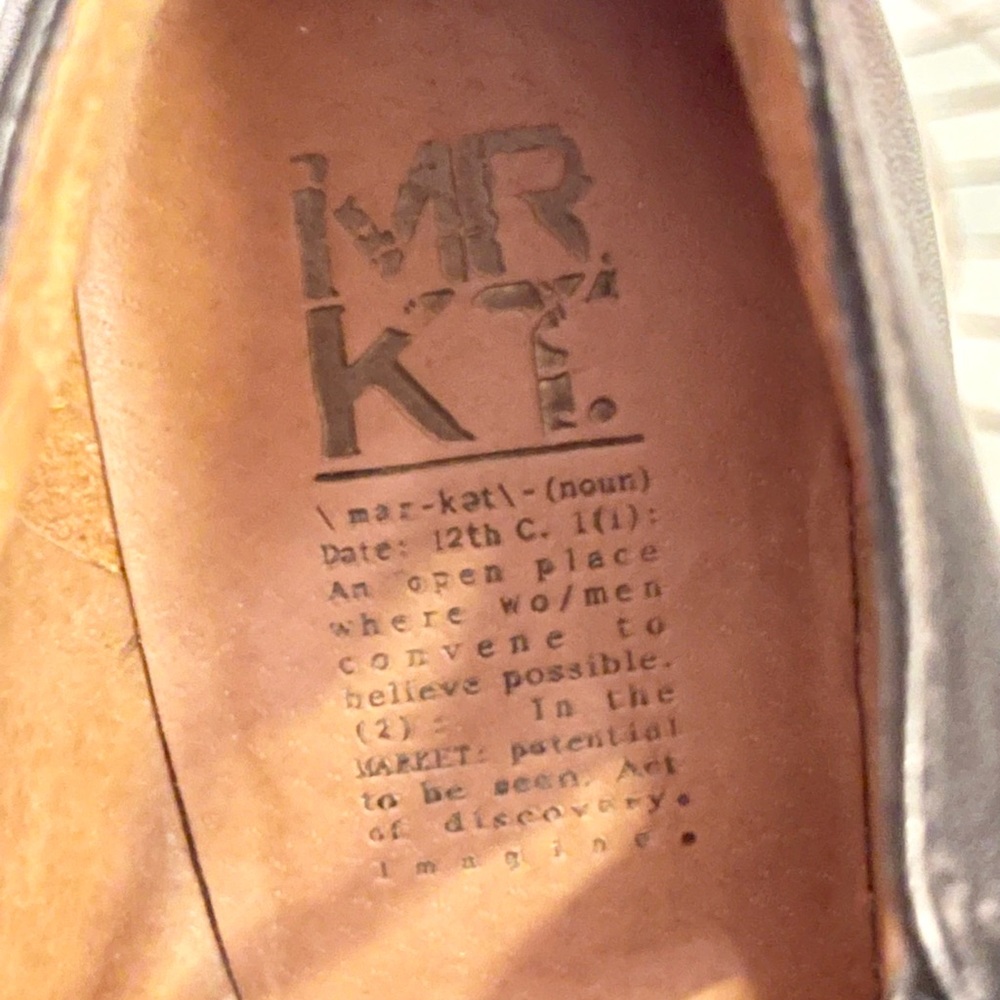 Incredible MRKT (Market) strappy wedges! - Picture 3 of 16